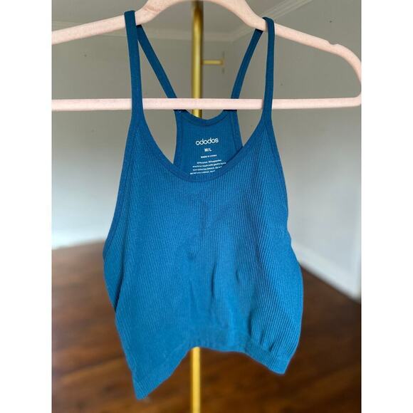 NWTs Ododos Tank Racerback Top Activewear Ribbed Athletic Gym Workout Summer - Picture 1 of 4